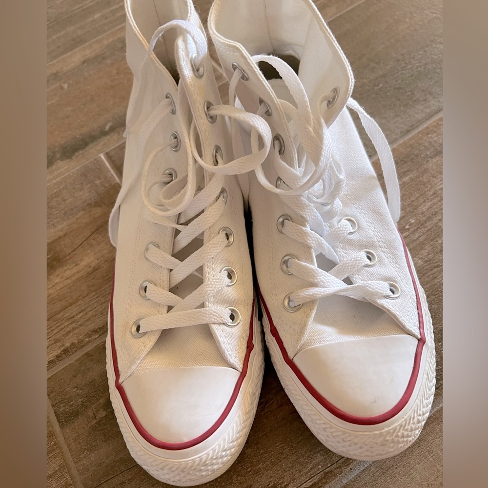 White high top converse